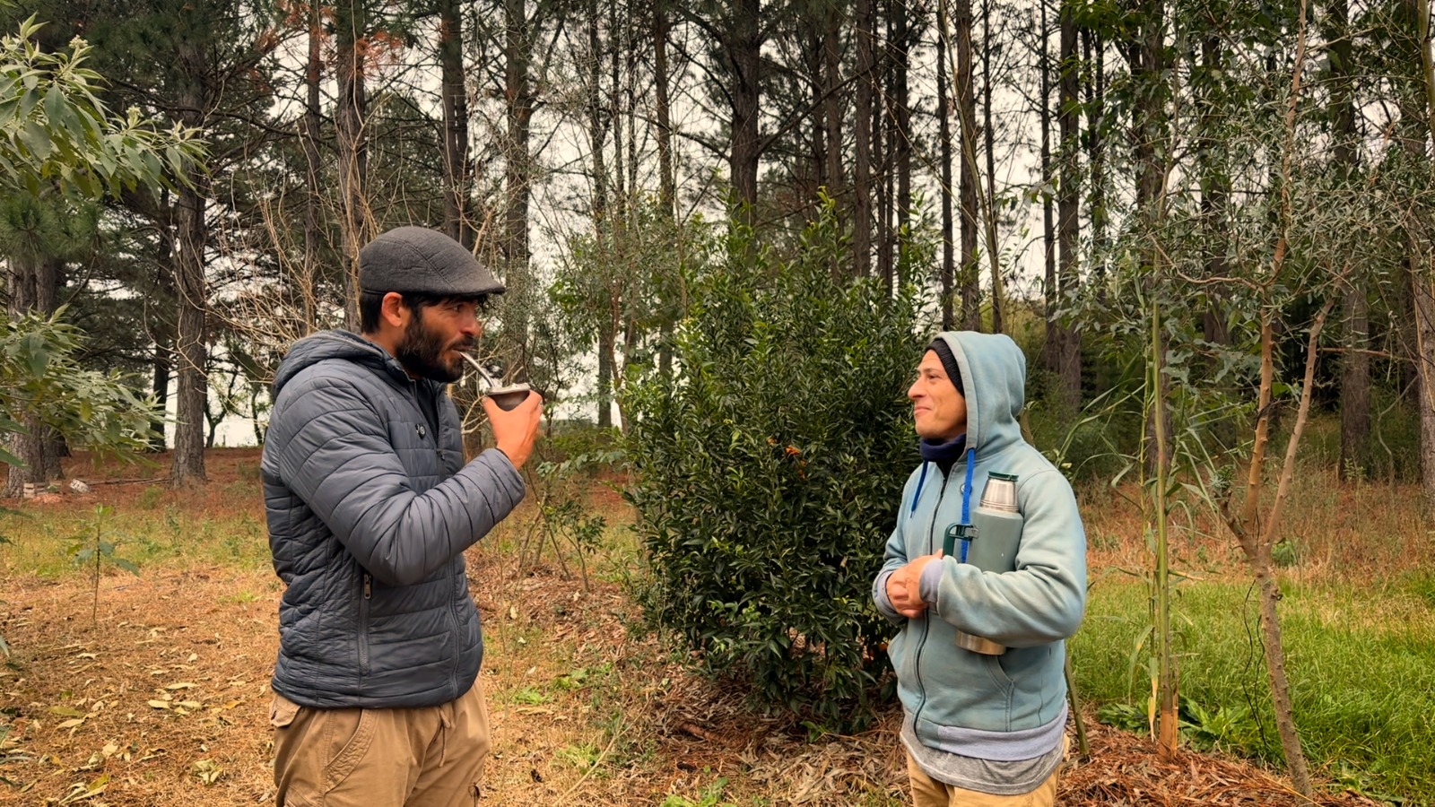 Carlos María Martínez en la chacra regenerativa La Vere en Sarandí, Gualeguaychú