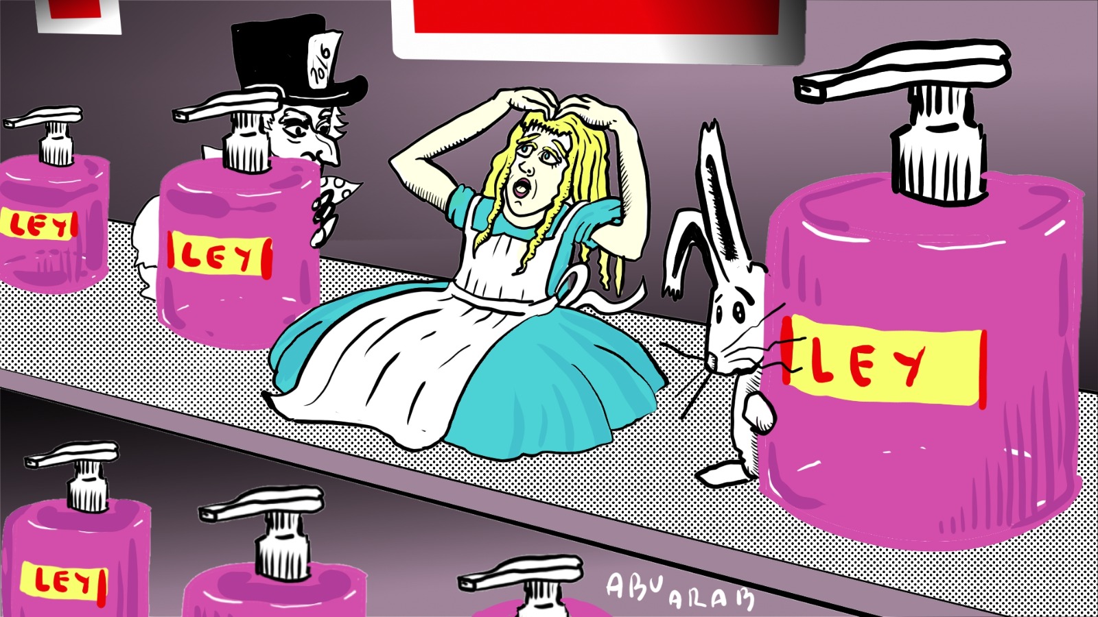 ALICIA NO QUIERE DESPERTAR EN UNA GÓNDOLA DE SUPERMERCADO