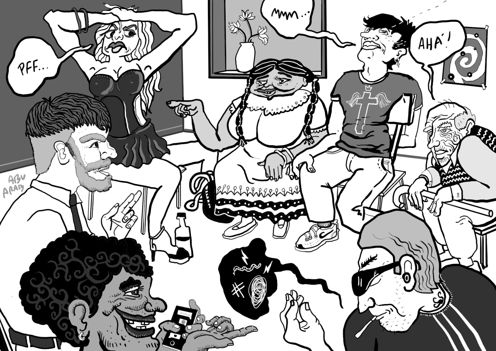 Movilización en la Plaza San Martín de Gualeguaychú con pancartas por la salud mental.