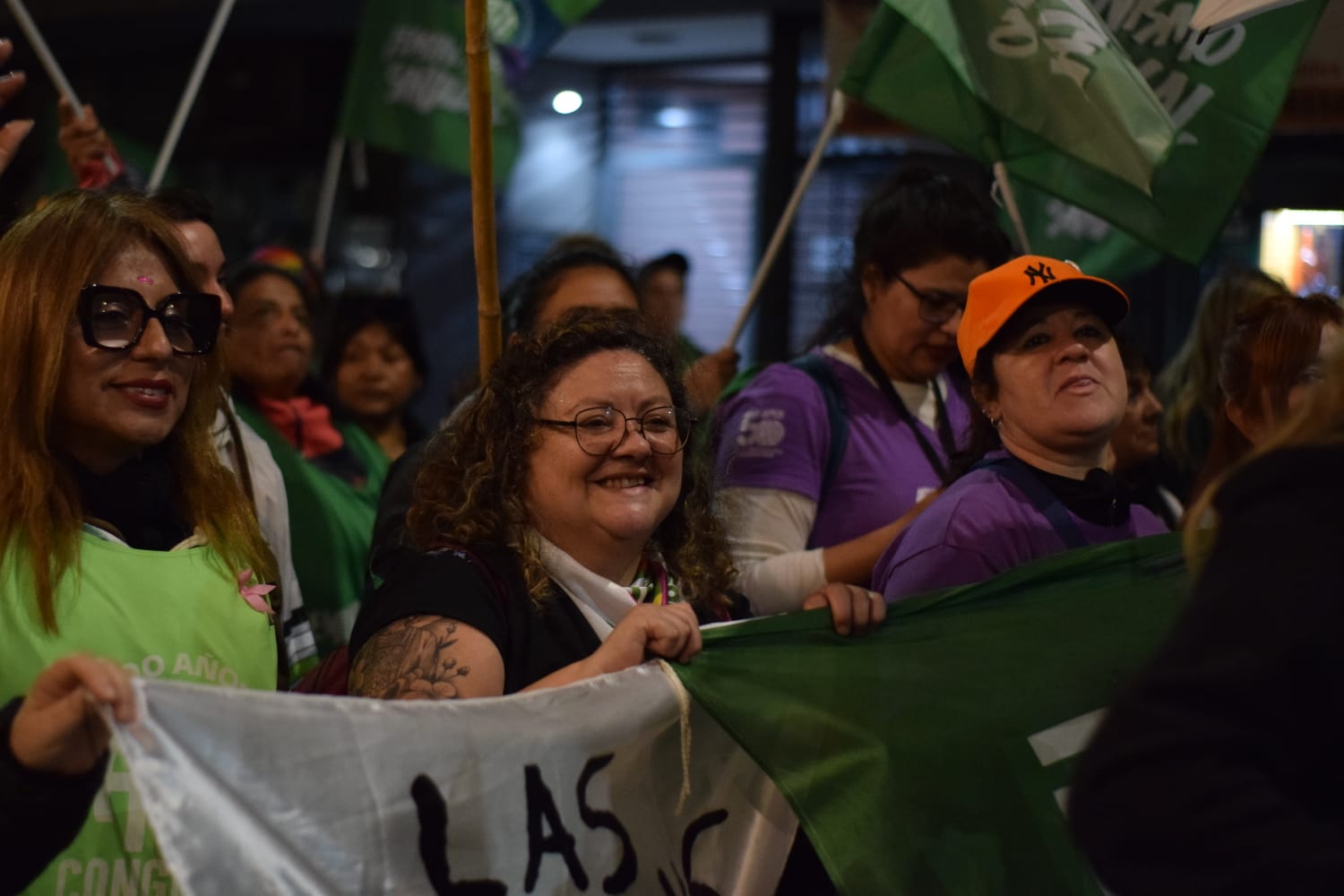 Participantes del 39 Encuentro Plurinacional de Mujeres y Disidencias en Córdoba