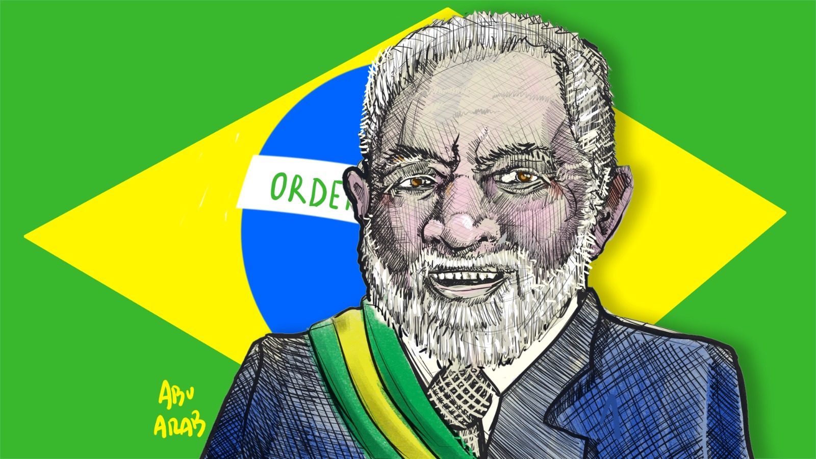 El presidente Luiz Inácio Lula da Silva durante un acto oficial en Brasil.