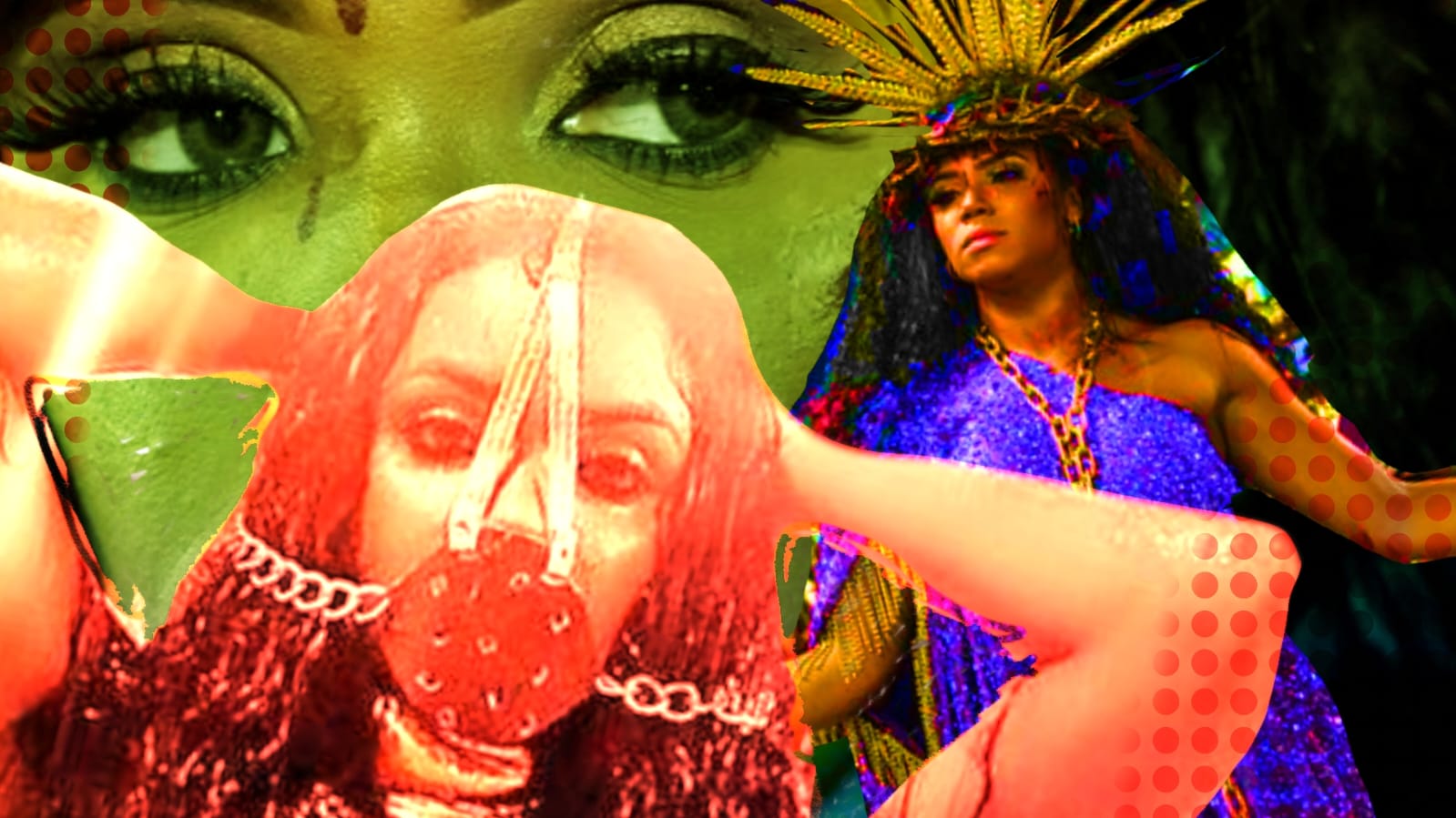 Evelyn Bastos y pasistas de escuelas de samba brasileñas desfilaron en el Sambódromo de Río de Janeiro