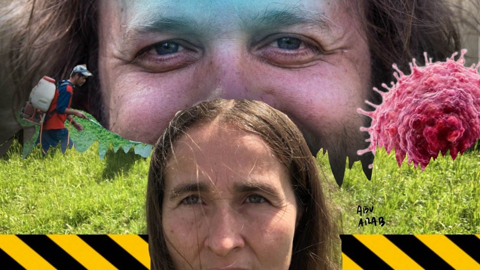 La investigadora Virginia Aparicio del INTA en un estudio de campo sobre agrotóxicos